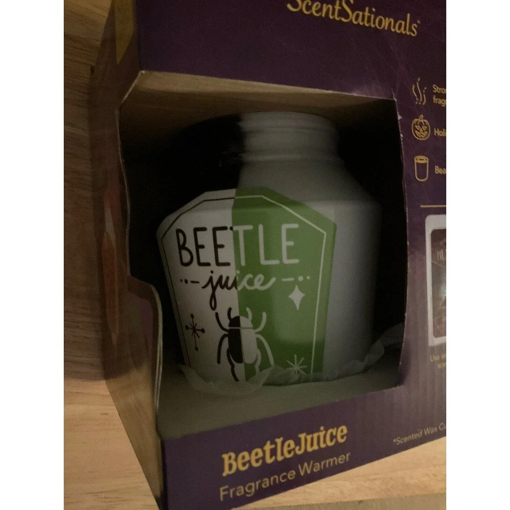 Beetlejuice Scentsationals Scent Warmer Brand New With‎ Bonus Wax Melts